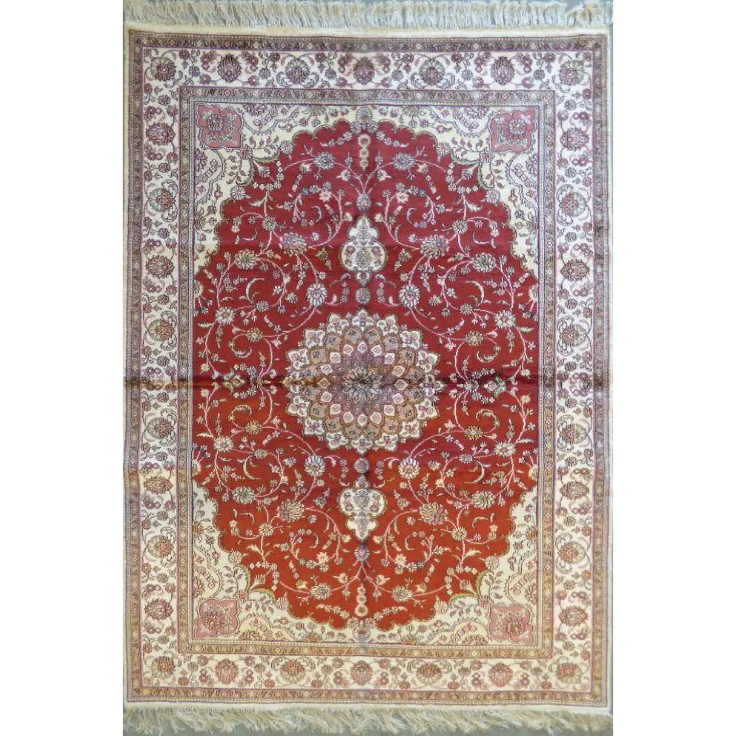 One Of The Kind Hand Made Turkish Silk design rugs size 6' x 4' Abc-Silk-TK007 ABC Rugs Kilims